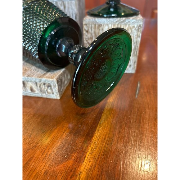 Johnson Brothers Green Glass Water Goblets. - Picture 7 of 8